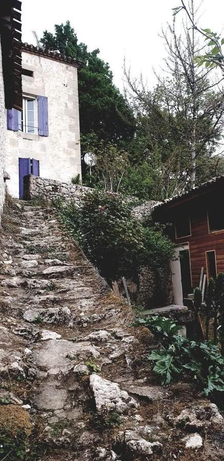 Les Gites Du Hameau Avec Piscine Castelnau-sur-Gupie Exterior foto